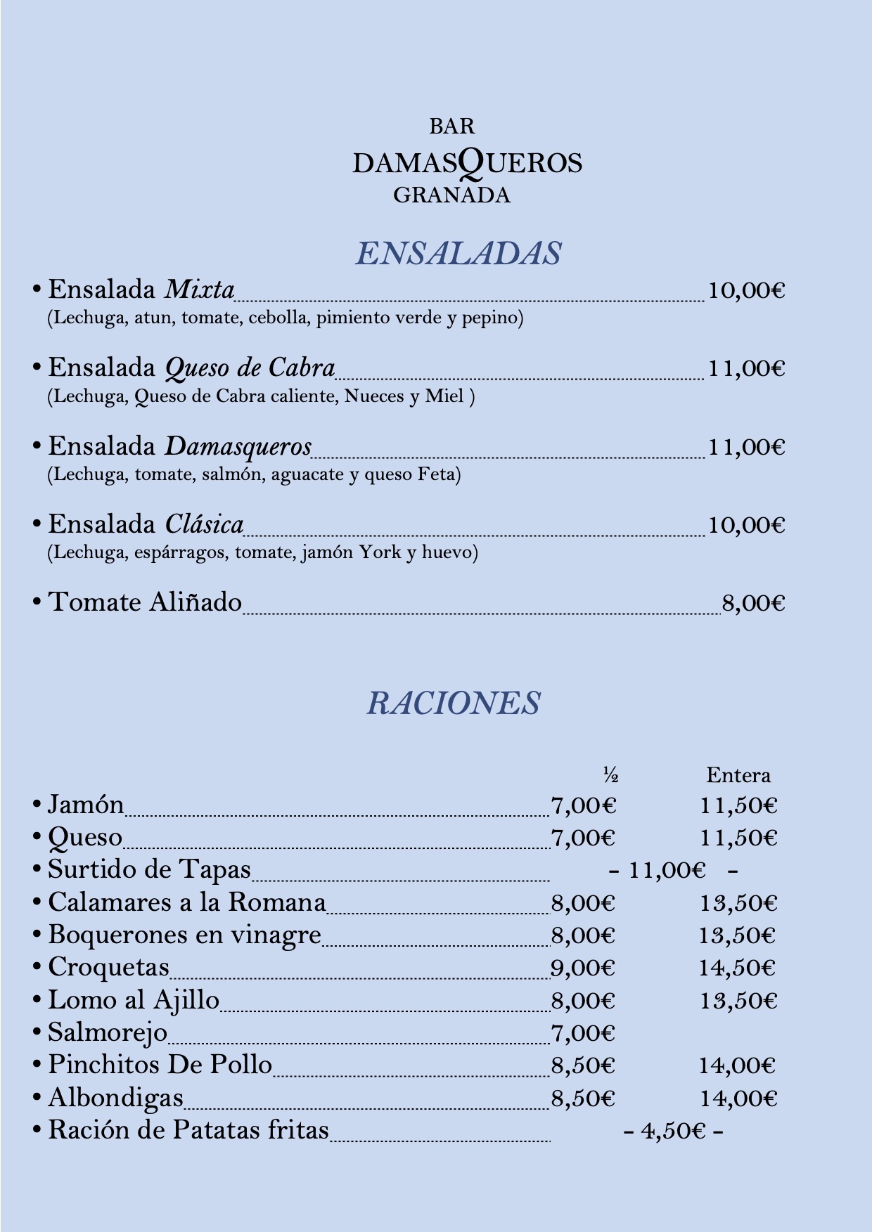 Bar Damasqueros