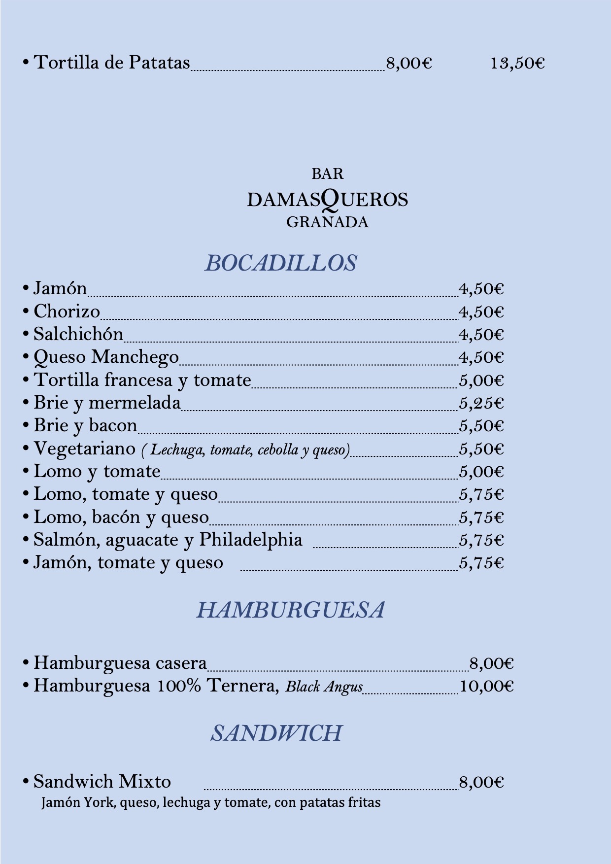 Bar Damasqueros